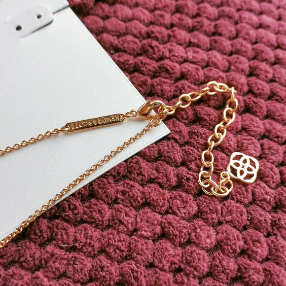 Kendra Scott Dichroic  Elisa Rose Gold Necklace - Picture 3 of 3